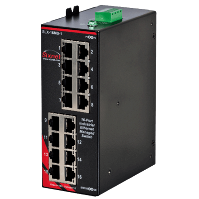 Red Lion Industrial Ethernet Switch, SLX-16MS